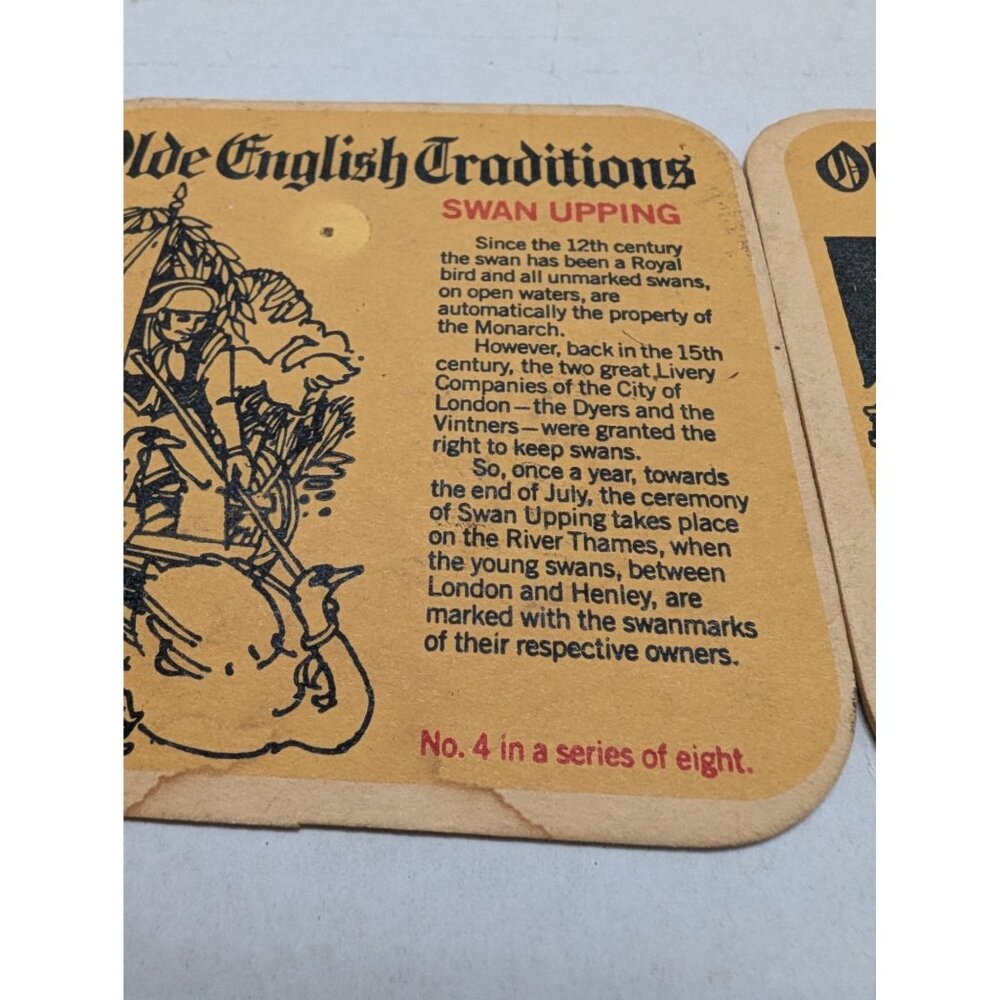 Gaymer's Olde‎ English Original Strong Cyder Cardboard Coaster lot 2 4 & 8 - Picture 3 of 7